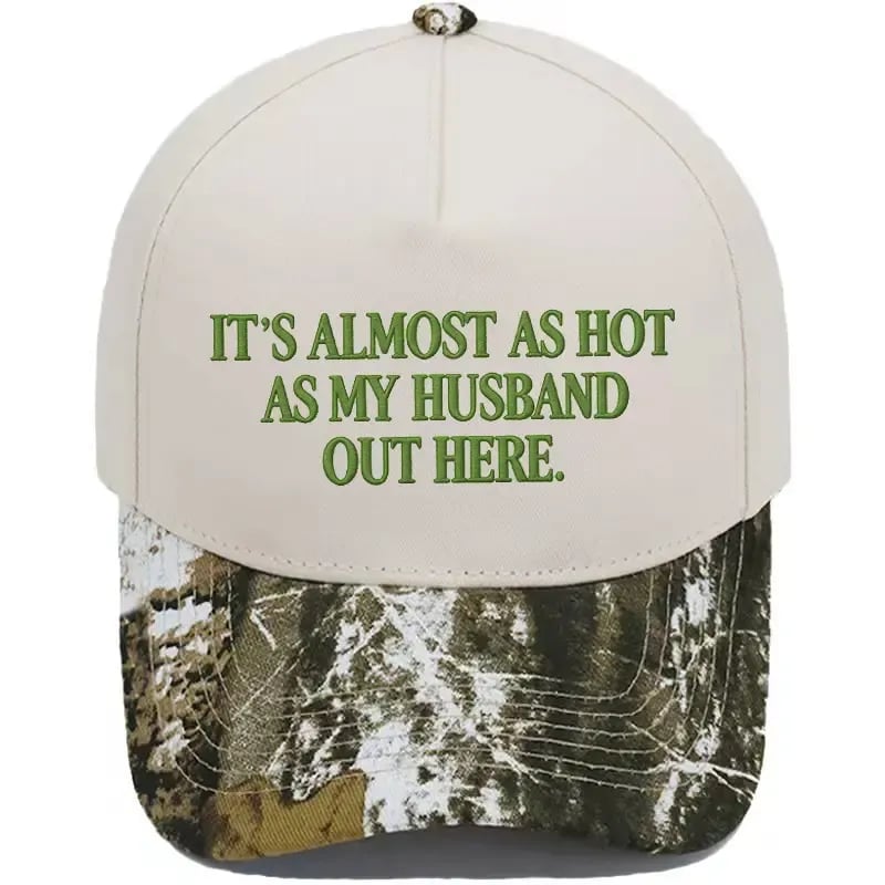 🧢Funny "Almost As Hot As My Husband" Embroidered Hat