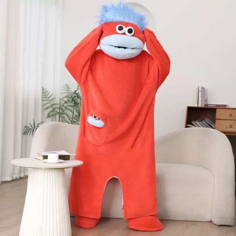 🔥Limited Time 49% Off✨2026 Silly Onesie, Funny Green Monster Hooded Fleece Onesie Pajamas