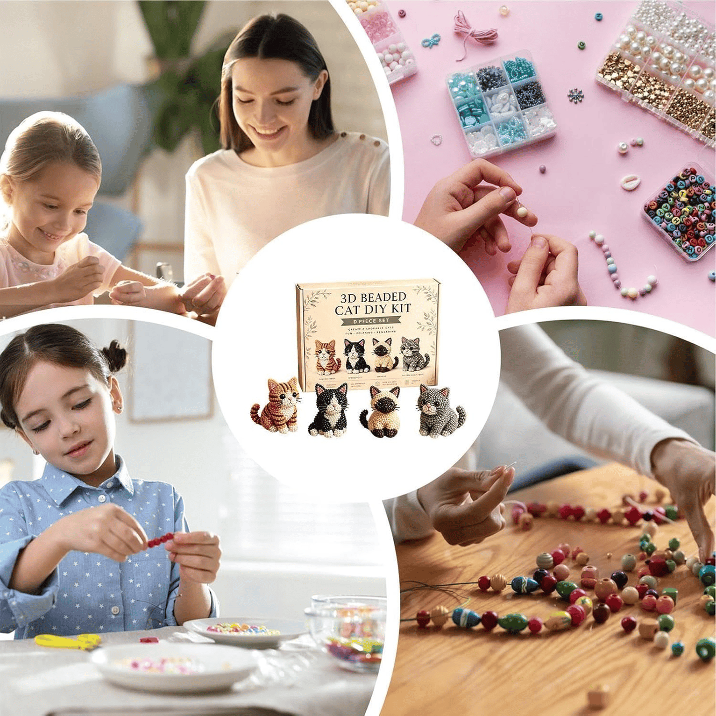 🔥3D Beaded Animal Craft Kit