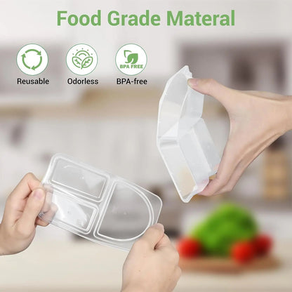 40 sets Reusable Snack Containers
