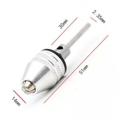 3-jaw chuck for electric screwdrivers and drills – keyless, quick-change & compatible with round and hexagonal shanks – perfect for hobby, renovation and precision work 🛠️✨