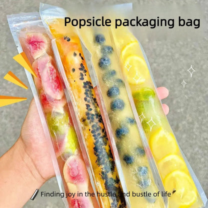 100 PCS Food-grade disposable popsicle bags