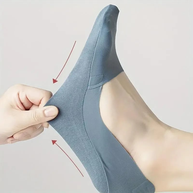 🌟 Ultimate Spring & Summer Socks 🌟10-Pair Pack Women's Solid-Color Sheer Invisible Socks