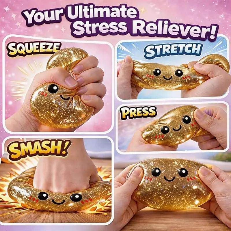 🔥Limited Time 49% Off✨Glitter Dumpling Squishy with Box