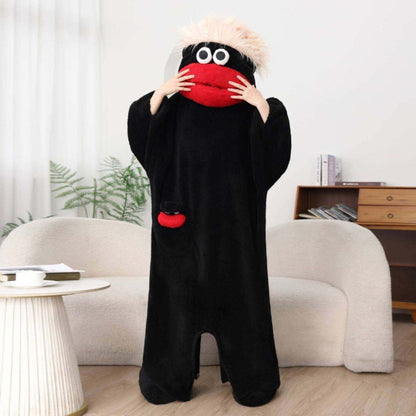🔥Limited Time 50% Off✨2026 Silly Onesie, Funny Green Monster Hooded Fleece Onesie Pajamas