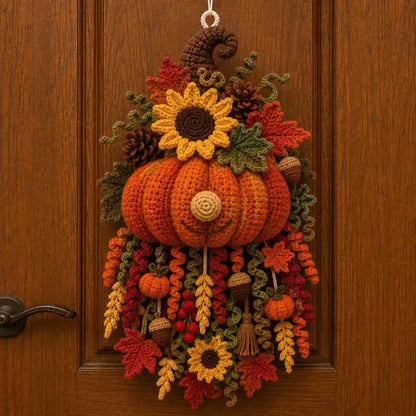 🧶 DIY Seasonal Crochet Door Hanger Kit – 6 Handmade Holiday Designs for Year-Round Home Decor
