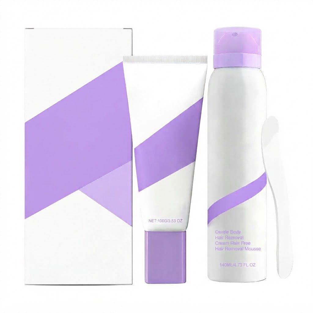 🧴50% OFF NOW! Gentle Painless Hair Removal Mousse‑ Quick Moisturizing Foam Depilatory Spray, Soothing Painless Body Hair Remover for Arms, Legs & Underarms