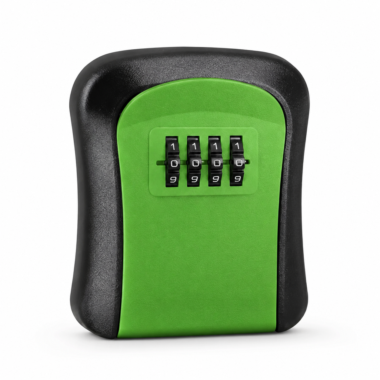 Wall Mounted Key Lock Box with 4-Digit Combination – Weather-Resistant Outdoor Spare Key Safe