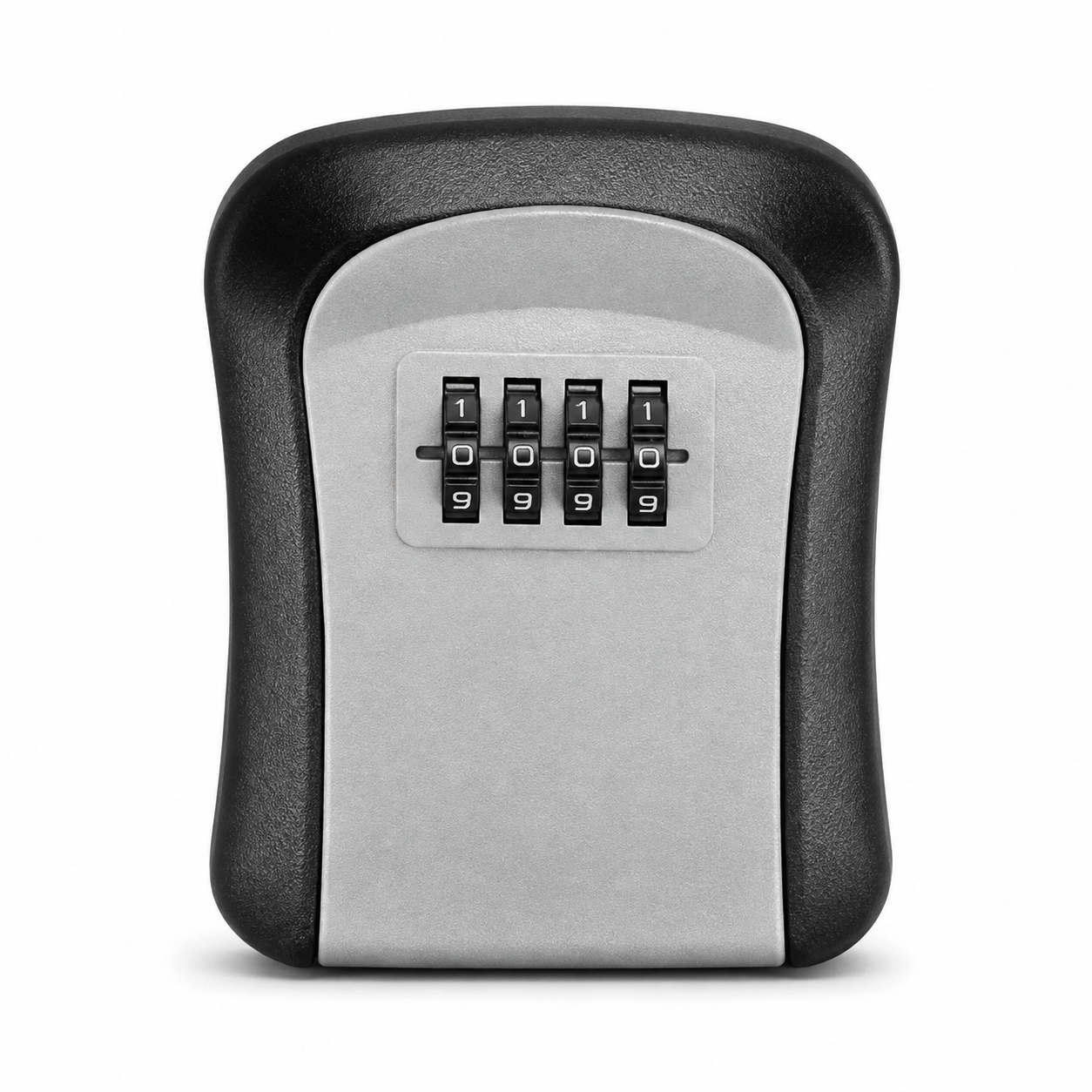 Wall Mounted Key Lock Box with 4-Digit Combination – Weather-Resistant Outdoor Spare Key Safe