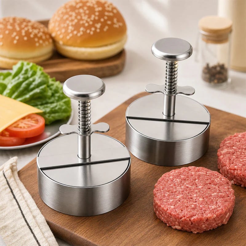 🍔 Stainless Steel Burger Press | How to Easily Make Perfect, Even Burger Patties