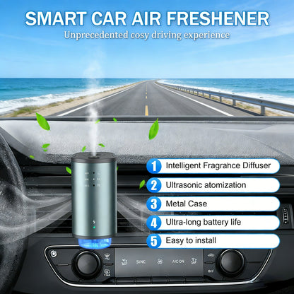 Auto-Aromatherapy Smart Car Air Freshener Diffuser with 3 Scent Options