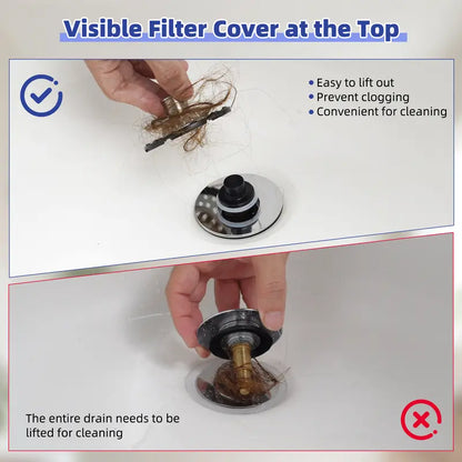 🔥3-in-1 Pop-up Sink Stopper🚿