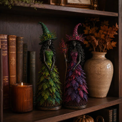 🔥LAST DAY 50% OFF - 🧙‍♀️Enchanted Autumn Witch Figurine