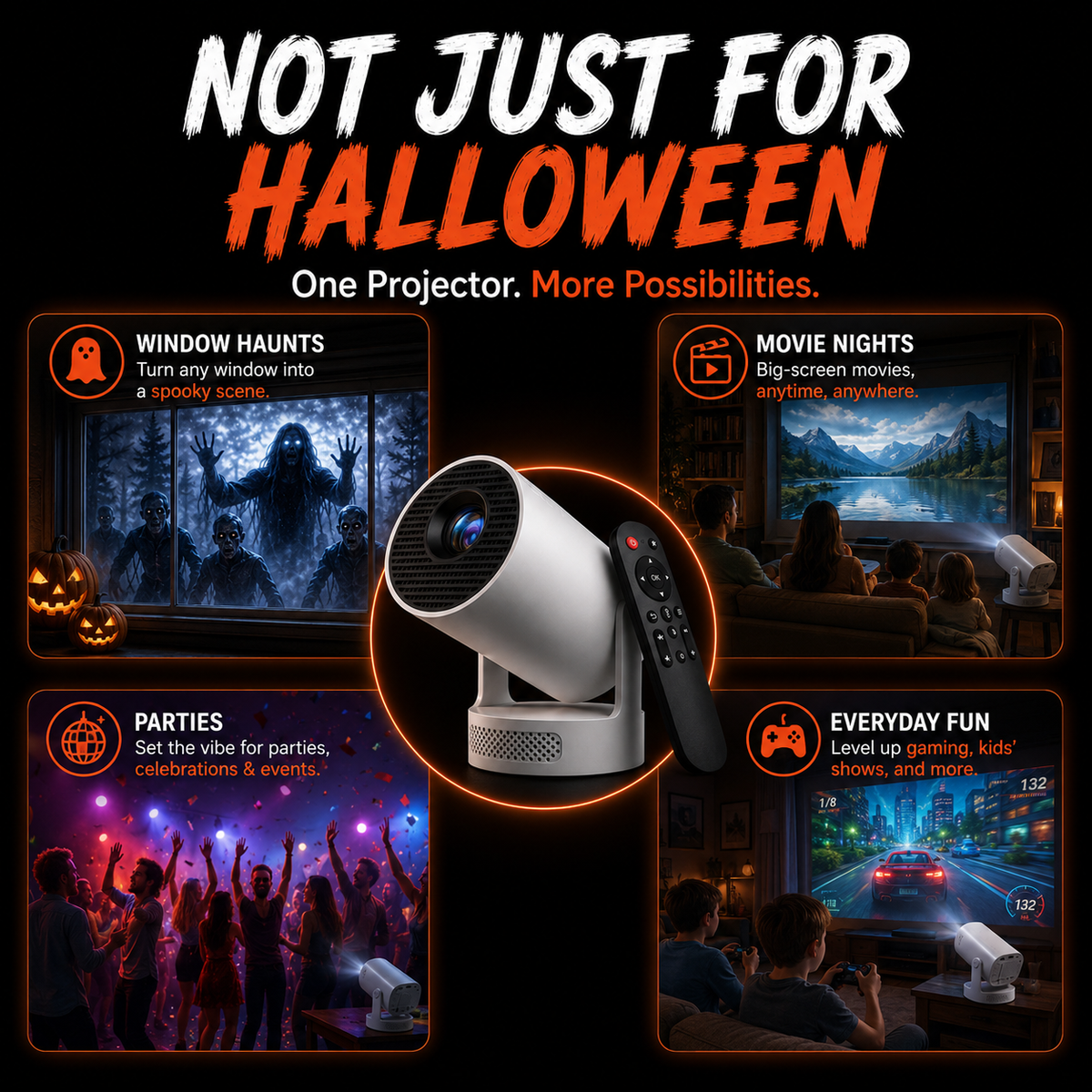 🎃Hot Sale👻 Halloween window projector