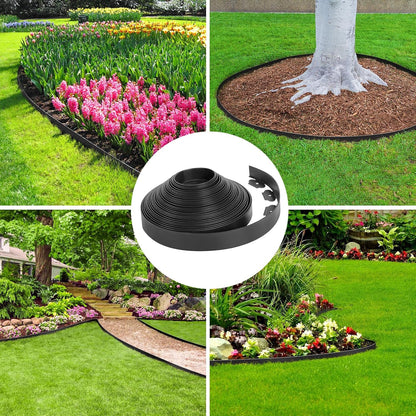No-Dig Flexible Landscape Edging Kit