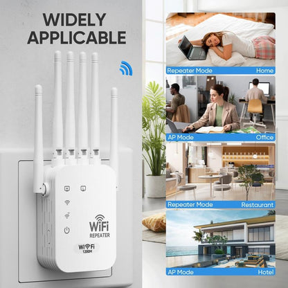 🔥WiFi Extender 2026 6-Antenna Strong Signal