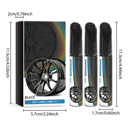 🚗Black Wheel Scratch Repair Pen – Fix Scuffs, Scratches & Paint Chips on Car Rims