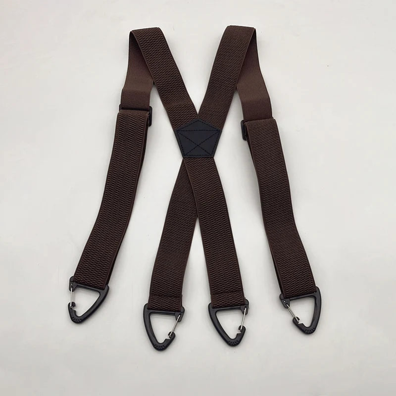 Men's X-Back Suspenders with Hook Clips