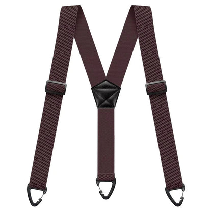 Men's X-Back Suspenders with Hook Clips