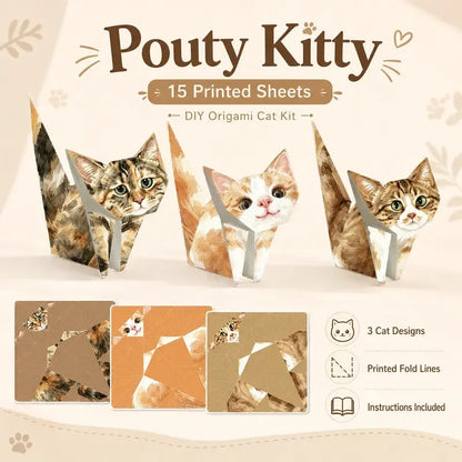 🐱Kitty World 3D Cat Origami Kit