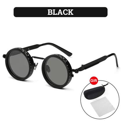 🔥Last Day Discount 49% Off🔥Adjustable Tint Rounded Polarized Lenses Retro Sunglasses