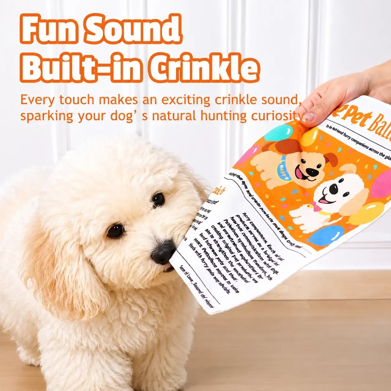 Interactive Newspaper Dog Toy