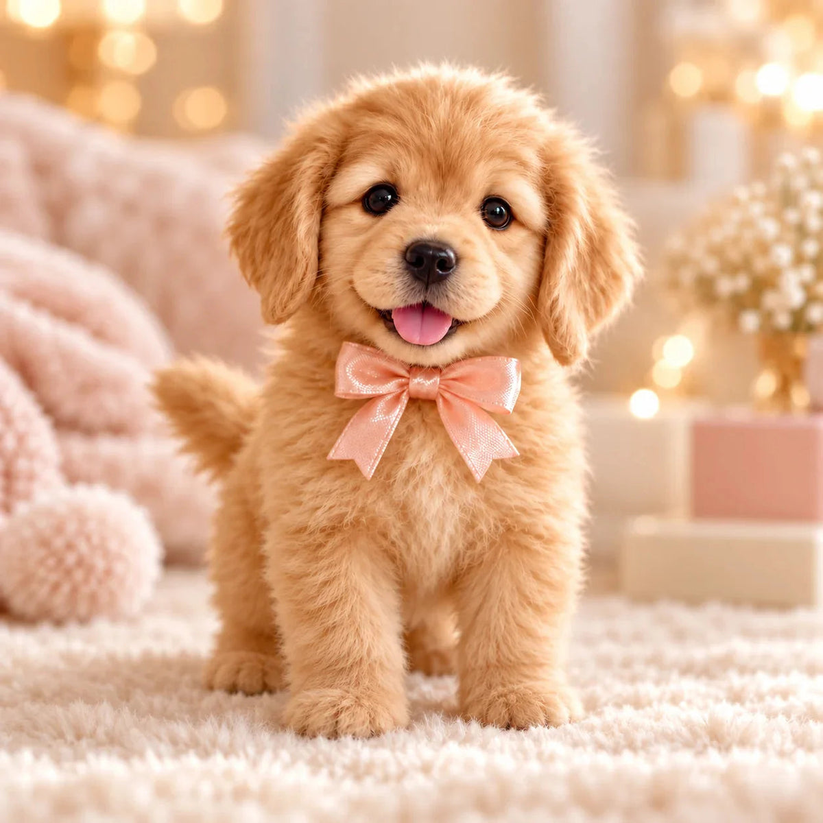Realistic Robot Golden Retriever Puppy