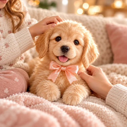 Realistic Robot Golden Retriever Puppy