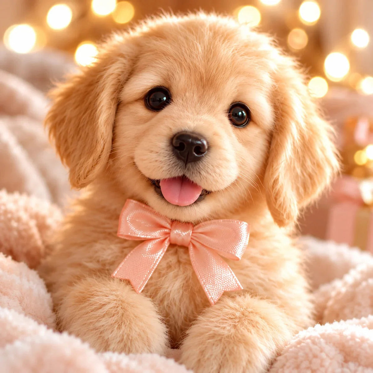 Realistic Robot Golden Retriever Puppy