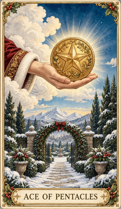 🔮 Yuletide Tarot Deck | 78 Festive Cards & A Guided 12-Day Holiday Ritual🎉