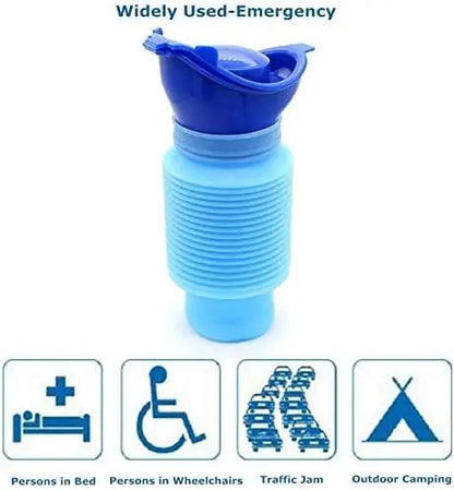 Spill Proof Travel Emergency Urinal Bottle
