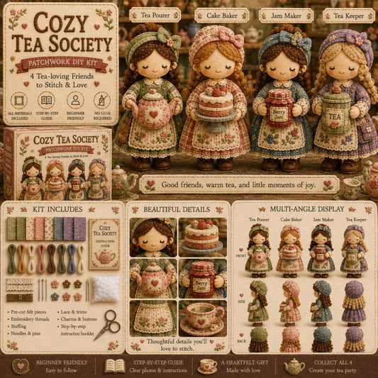 🧵 Tiny Worlds Collection – Patchwork DIY Kit Series