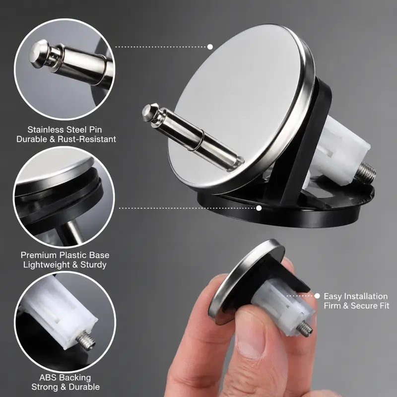 🚽 Universal Toilet Seat Expansion Bolts | Stop Wobbly Loose Toilet Seats