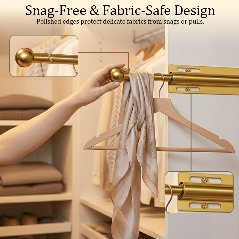 2026🗄️Valet Rod for Closet Pull Out