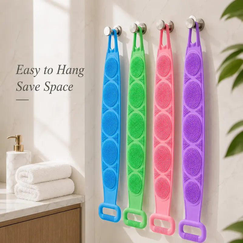 🧼2-in-1 Silicone Back Scrubber and Bath Brush