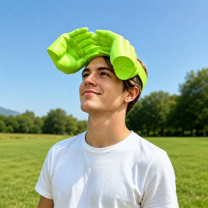 🤫Funny Headband, Quirky Headwear, Sunshade Hat, 3D Printing