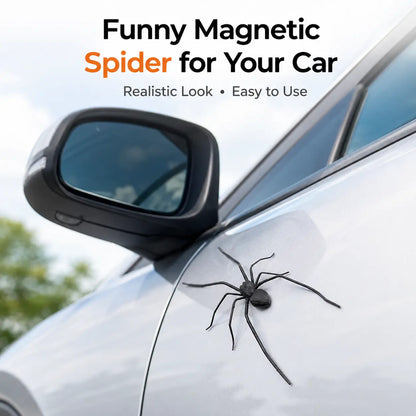 ✨5-Pack Funny Magnetic Spider Car Decor, Removable Magnet for Cars & Trucks ✅