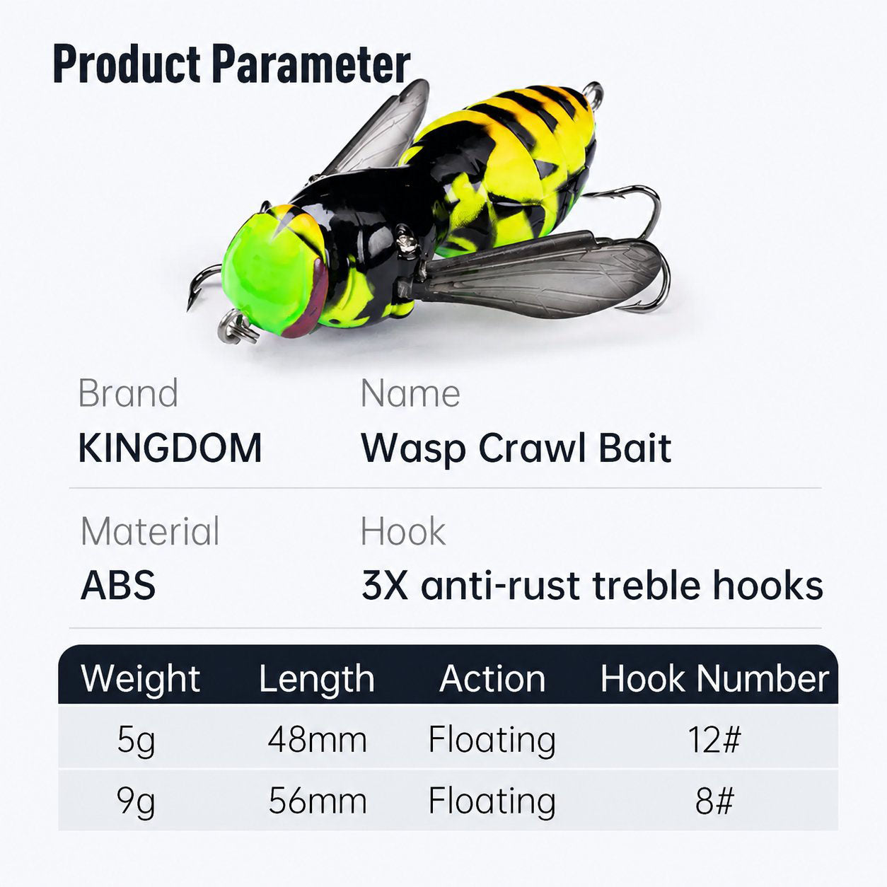 🔥  🐝 Bionic Wasp Topwater Lure That Triggers Explosive Strikes
