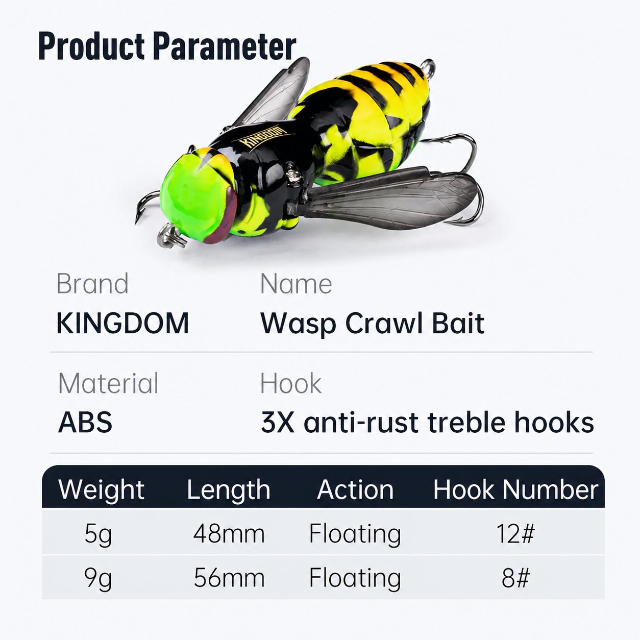 🔥  🐝 Bionic Wasp Topwater Lure That Triggers Explosive Strikes