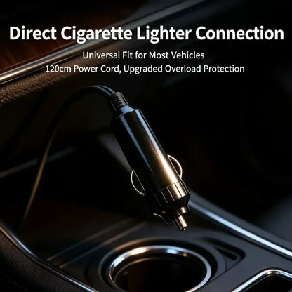 🚗 12V Portable Car Heater ❄️ 360° Rotatable Windshield Defroster & Defogger