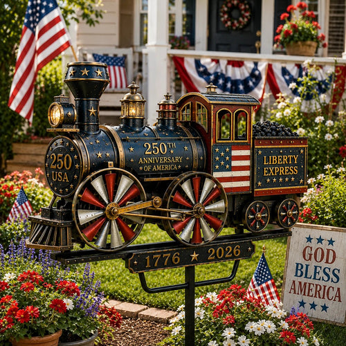 🔥Limited time 50% OFF🔥🚂USA 250 “Liberty Express” Train Garden Wind Spinner