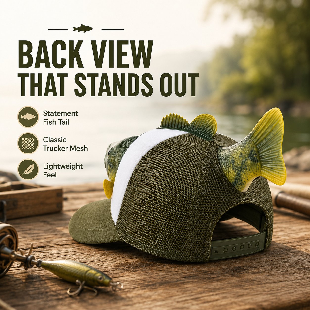 Personalized Outdoor Fishing Hat for Avid Fishermen🎣