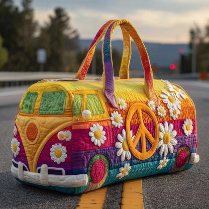 🔥Last Day 49% OFF -🚌👜Hippie Van Quilted Duffle Bag