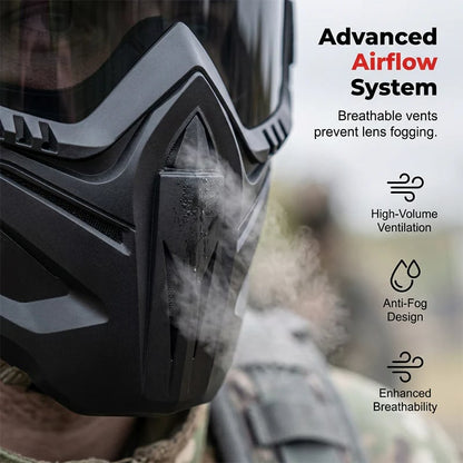 🔥LIMITED-TIME 46% OFF - Detachable Full Face Goggle Mask