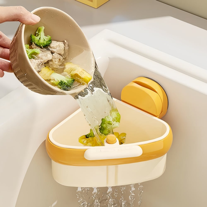 Suction Cup Sink Corner Rack