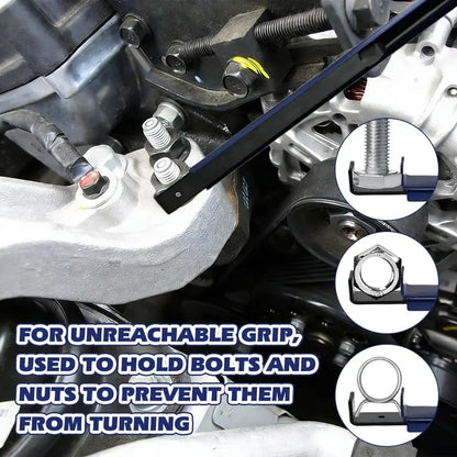 3-Piece Fork-End Wrench Extender Set for Clamps in Tight Spaces