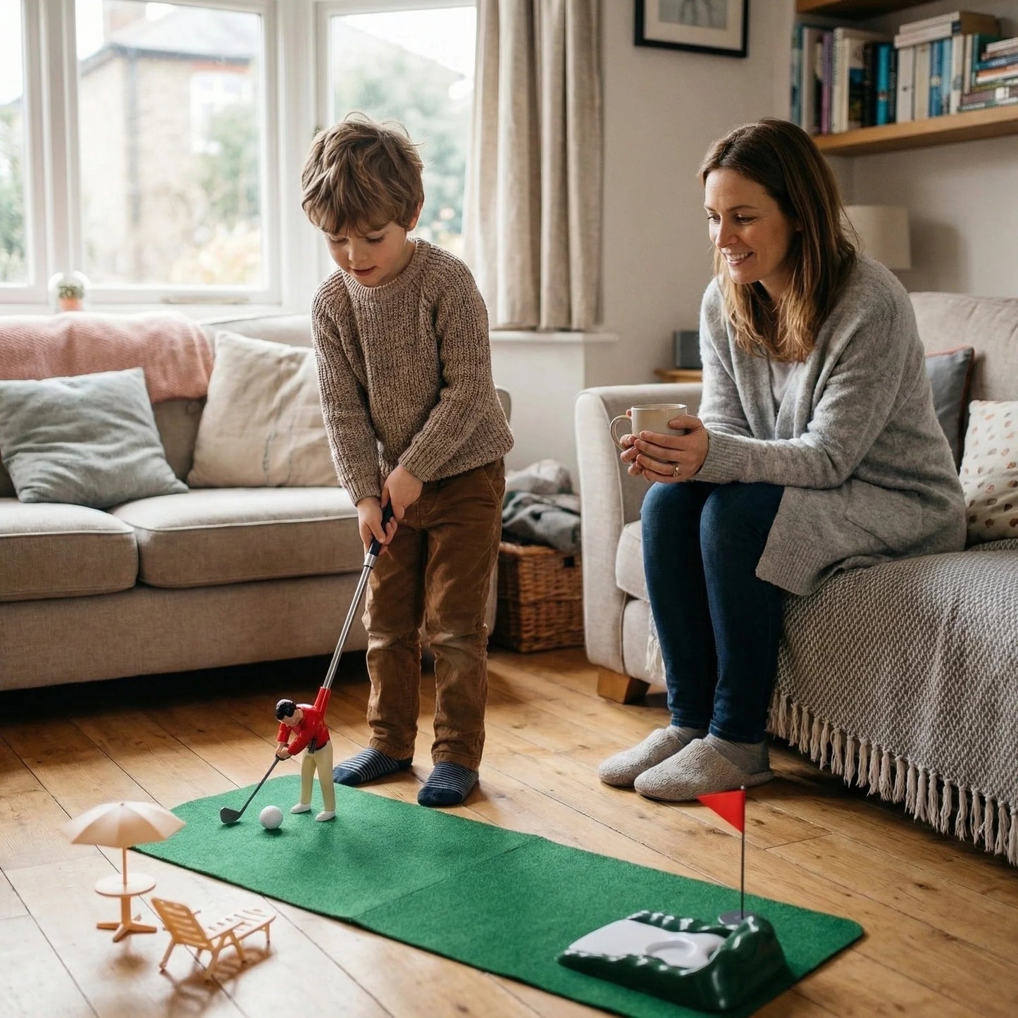 ⛳️Tiny Golfer Play Kit for Family Fun
