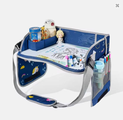 Children's portable travel car drawing board can be wiped