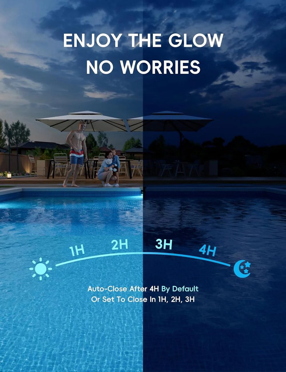🌟New Series — Poolside Solar Light for Swimming Pool ✨