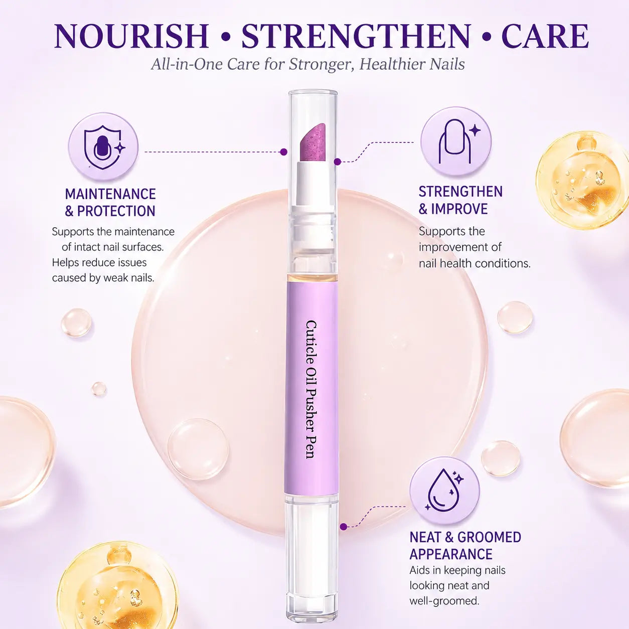 🥳HOT SALE 2026🥳💞 Cuticle Pusher Oil Pen
